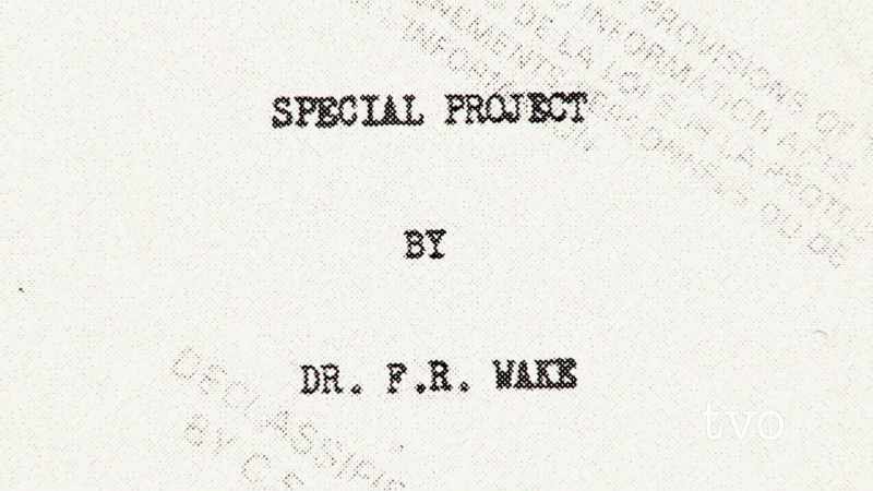 Bob Wake, he designed the tests