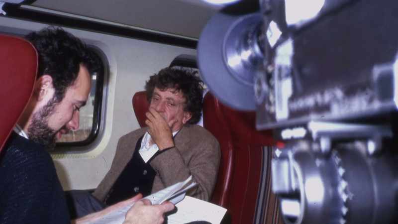 [Bob Weide] But that day sitting on the train across from him