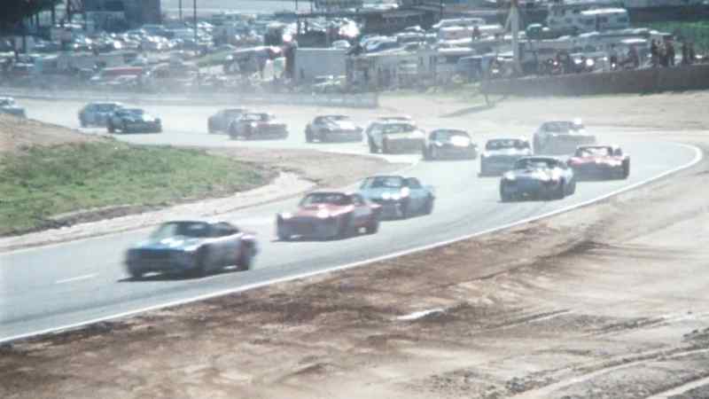 'Bobby Joe Ackerman working his way up through the track.'