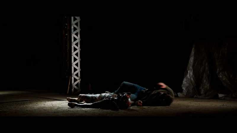 (body thuds) (Donnie sighs, weeps)