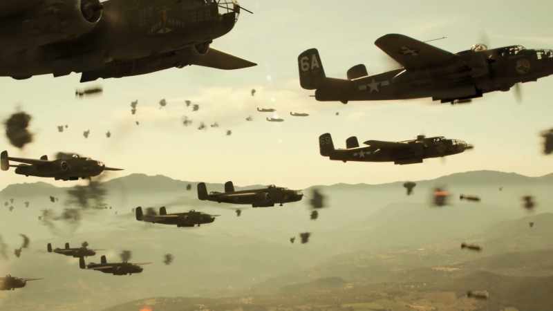 Bombs away! They're away!