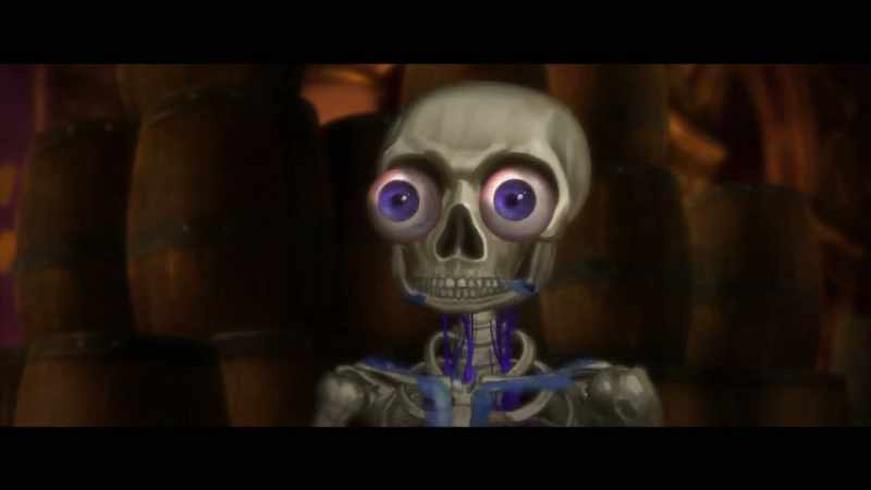 [ Bones clattering ]