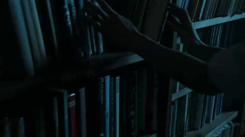 [books thudding]