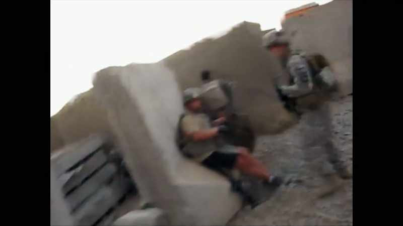 [ booming ] - [ shouting ]