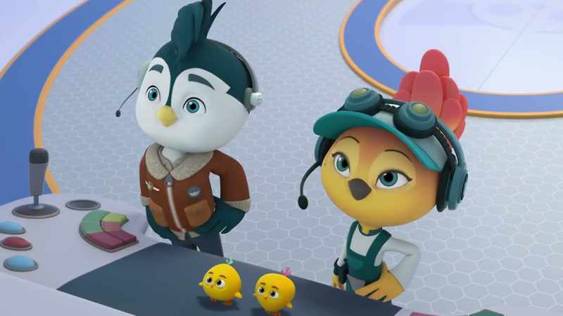 [both cheeping and chirping]
