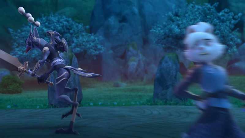 [both grunt and exclaim]