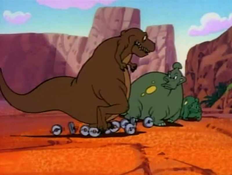[both grunt]