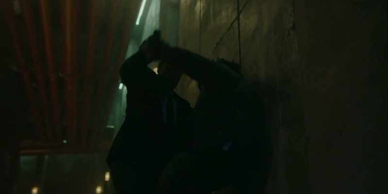 [both grunting] -[gun fires]