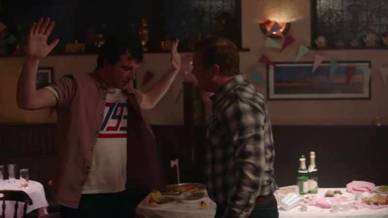 [Both grunting] - (Mick): Lads! You hav