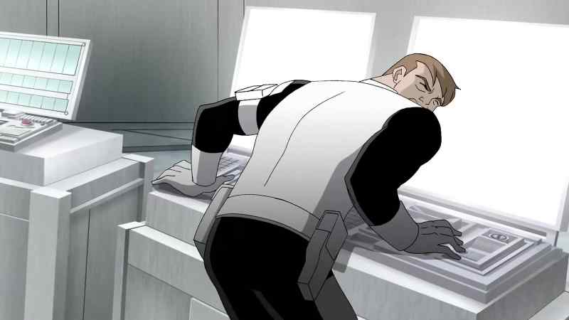 [ Both grunting ]