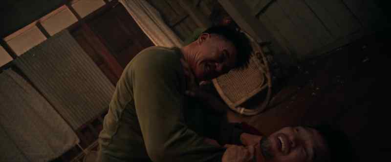 [Both grunting]