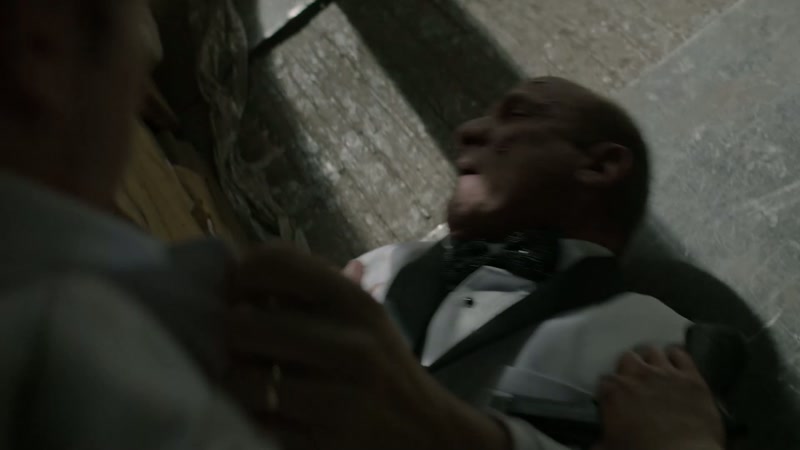 [both grunting]