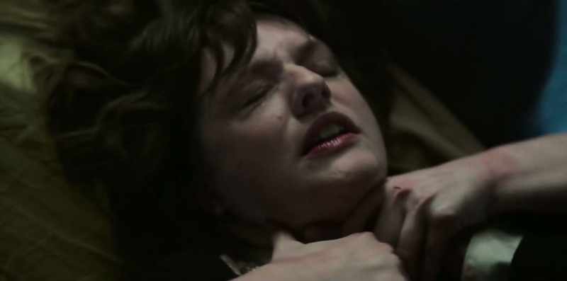 [both grunting]