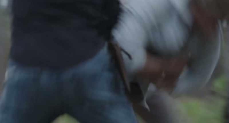 [both grunting]