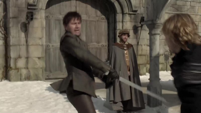 (both grunting)
