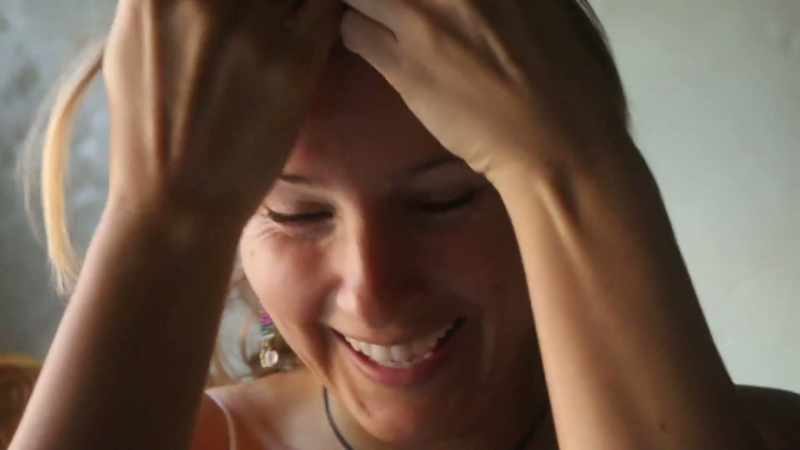 (both laughing)
