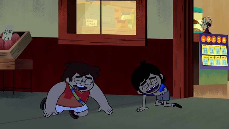 [ Both laughing ]