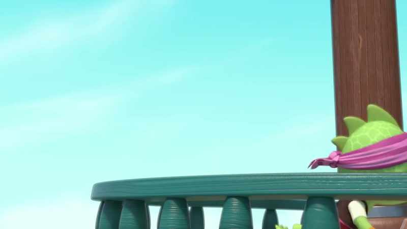 [both] ♪ Oh, we're plundering pirates ♪