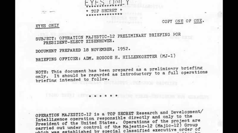 Both said they had done work for the highly secret MJ-12 group