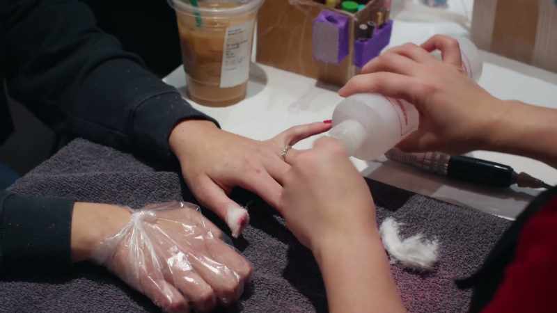 Both salon workers and their customers