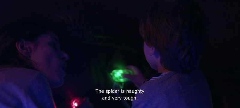[BOTH SINGING] She's stubborn and naughty
