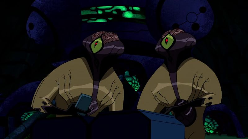 >> Both: [ SPEAKING ALIEN
