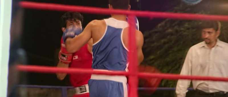 Both the boxers trying hard