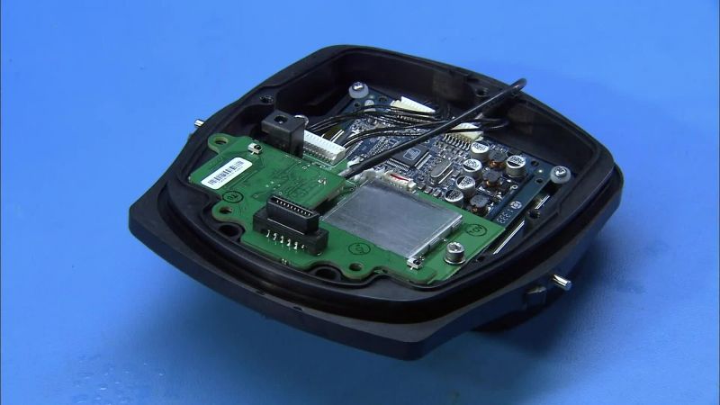 BOTH THE MONITOR AND CAMERA PLUG INTO THE SAME CIRCUIT BOARD