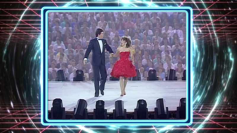 BOTH: ♪ The world's largest retractable ceiling ♪