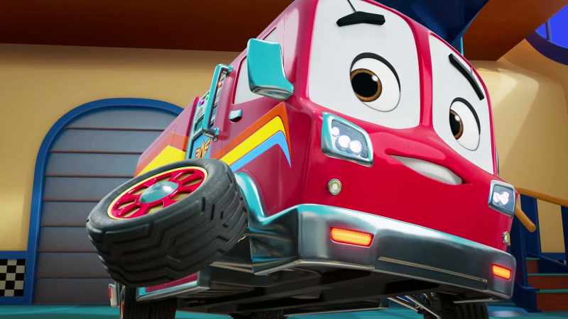 [both] Wee-oo! -All systems go, go, go!