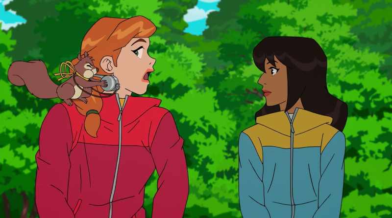 (BOTH YELLING) -(CHITTERING)