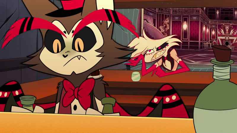 [bottle cork pops] [Angel takes a deep breath]