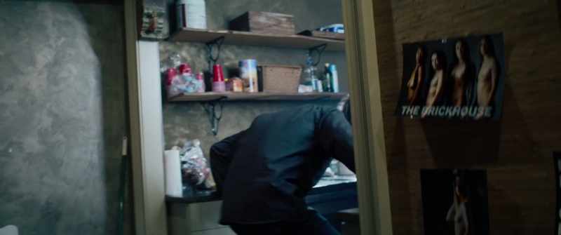 (BOTTLE SHATTERS) (MAN GROANS)