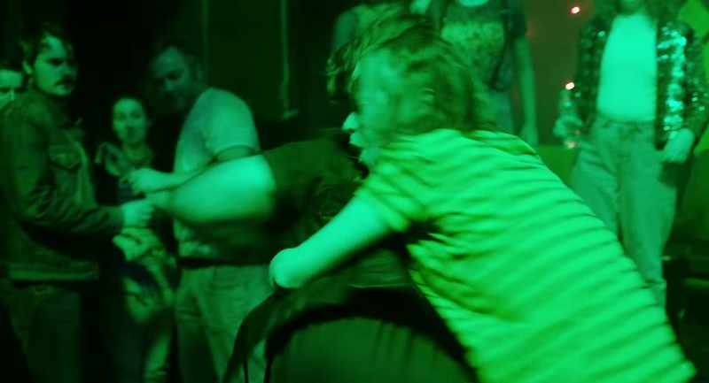 (Bouncer) Jesus! What the...? - (Amber shouting indistinctly)