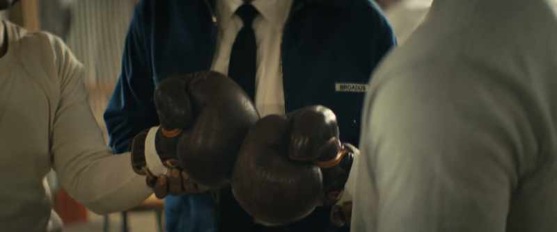Boxers touch gloves, like this