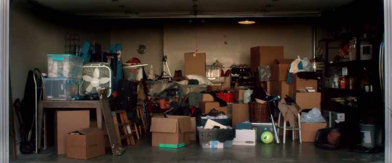 Boxes, and bins, and entire rooms stuffed with stuff