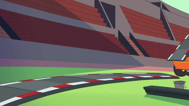Boy, I sure wish I had my own racetrack
