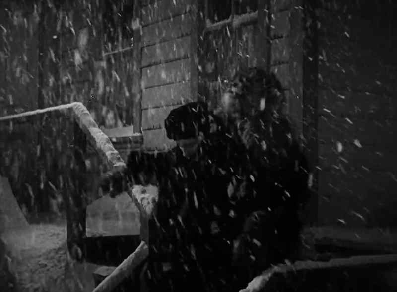 Boy, what a blizzard! We should've put on some warm clothes