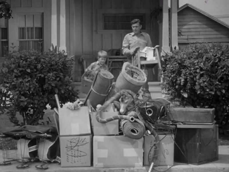 BOY, WHEN AUNT BEE CLEANS OUT AN ATTIC