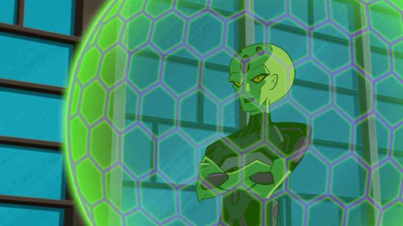 Brainiac is a superior intelligence, you will not lay hands on him