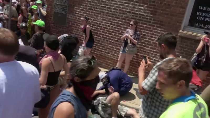 Breaking news. Terror in Charlottesville
