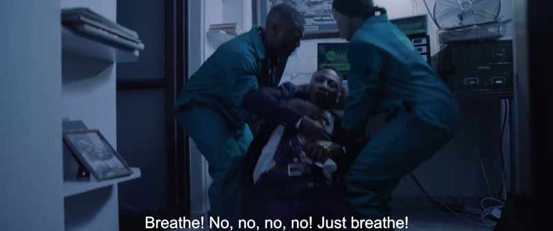 Breathe! No, no, no, no! Just breathe!