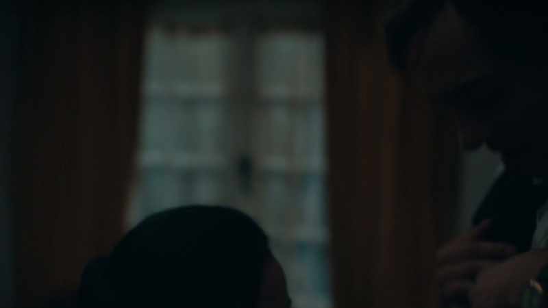 [breathing heavily, kissing]