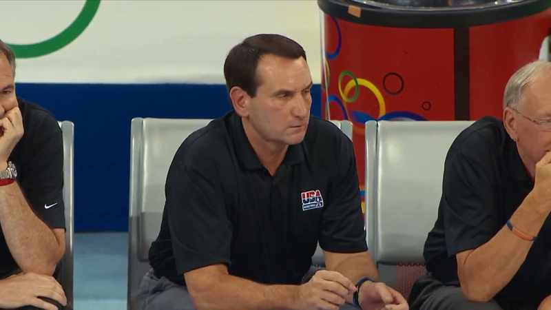 [Breen] Mike Krzyzewski, obviously concerned