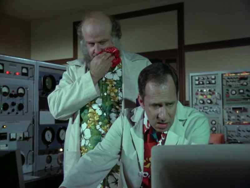 (Brent) 'He must have found a way in, sir.'