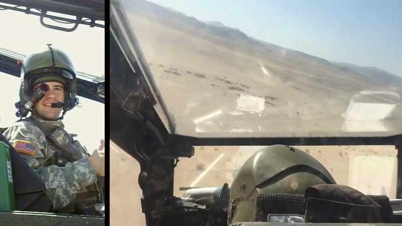 [Brian Gaudette] Flying Apache helicopters is probably one