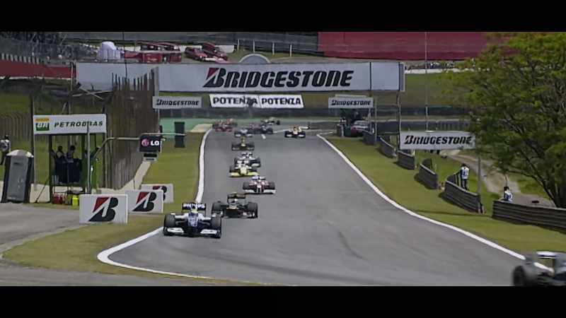 Brilliant driving all round. And Button really aggressive