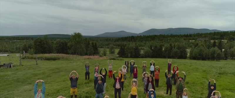 Bring your arms down. Good job. That's it