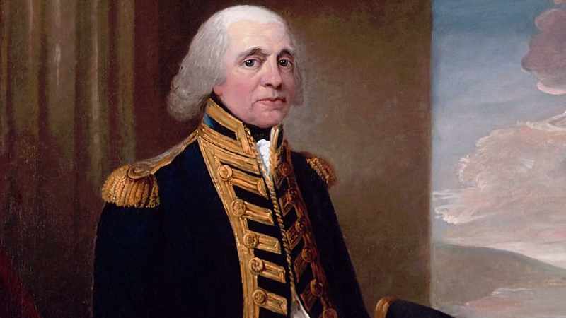 British Admiral Lord Richard Howe sent Franklin a letter