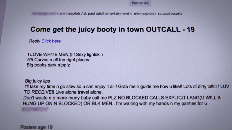 Brittany had been posting ads on escort-type websites